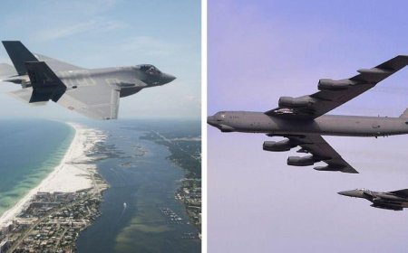 SON DAKİKA HABERLER: B-52, F-35 ve F-15'ler aynı anda havalandı! Çin ve Rusya'ya net mesaj