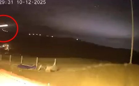 Gökyüzünde heyecan yaratan görüntü