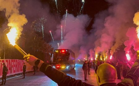Galatasaray'a Antalya'da coşkulu karşılama!