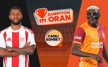 Galatasaray, Süper Lig'de Antalyaspor'a konuk olacak! Maçın heyecanı canlı sohbet ve Şampiyon Oranlar ile Misli'de