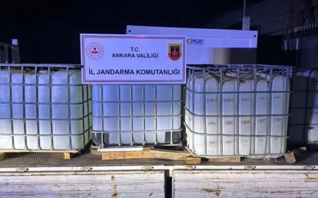 Ankara'da sahte gıda takviyeleri ve tonlarca etil alkol ele geçirildi