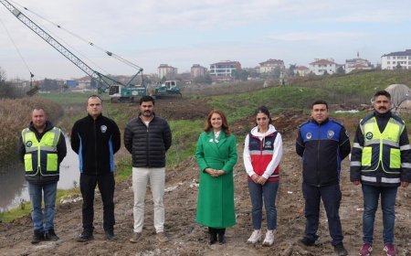 Ergene Belediyesi, Çorlu Deresi'nde temizlik çalışması başlattı