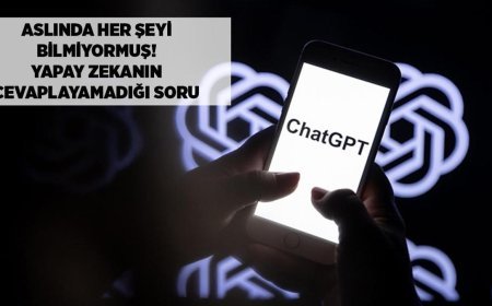 SON DAKİKA HABERLER: Aslında her şeyi bilmiyormuş! Yapay zekayı susturan soru ortaya çıktı