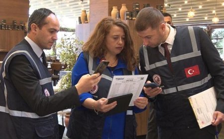 Ticaret Bakanlığı ekipleri kafe ve restoranları denetledi