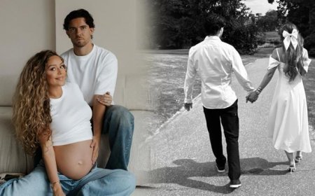 Ferdi Kadıoğlu ve Sera Vrij evlendi! 'Kızımız gelmeden önce samimi tören'