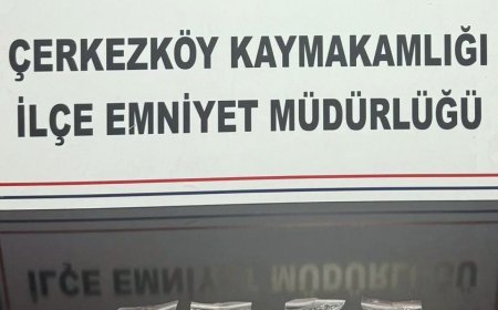 Çerkezköy’de uyuşturucu operasyonlarında 3 şüpheli tutuklandı