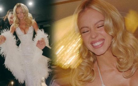 Dünyaca ünlü oyuncu Sydney Sweeney kırmızı halıda fırtınalar estirdi!