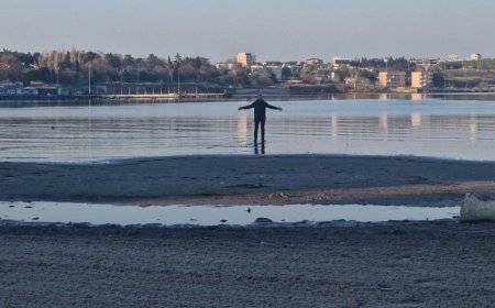 Tekirdağ’da deniz 20 metre çekildi