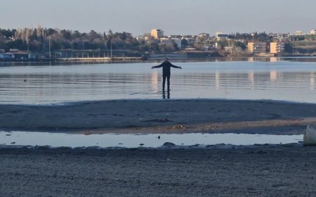 Tekirdağ’da tedirgin eden görüntü. Deniz 20 metre çekildi