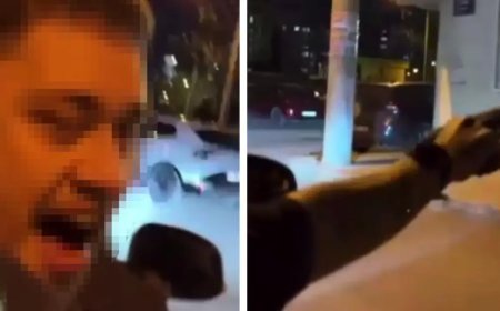 İzmir'de arabadan ateş açıp o anları sosyal medyada paylaştı