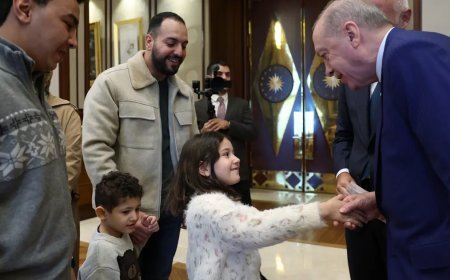 Cumhurbaşkanı Erdoğan, Hind Rajab'ın ailesini kabul etti