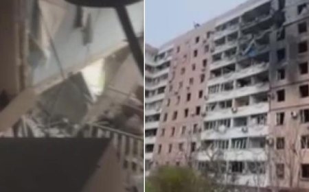 Dünya barış beklerken Rusya yerleşim yerini vurdu! Şok görüntüler