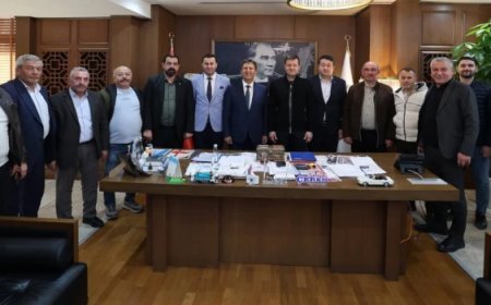 ARTOVA BELEDİYE BAŞKANI ALİ GÜLER’DEN BAŞKAN AKAY’A ZİYARET