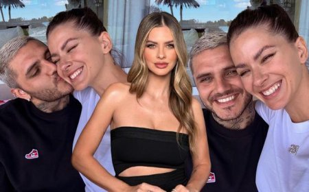 China Suarez aşka geldi! Sevgilisi Icardi'yi öpücüklere boğdu