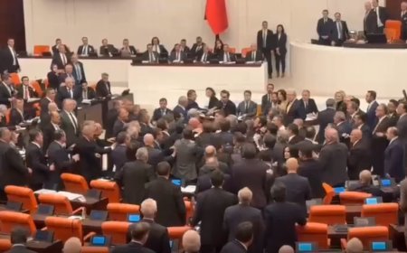 TBMM'de yumruklu kavga. Bütçe görüşmelerinde vekiller birbirine girdi