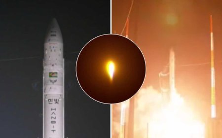 SON DAKİKA HABERLER: Gökyüzünde 30 saniye kalabildi! Güney Kore'nin ilk ticari uzay roketi infilak etti