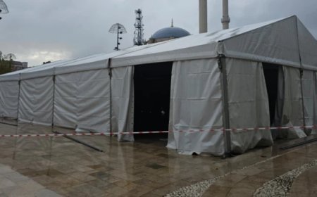 ÇERKEZKÖY BELEDİYESİ GELENEKSEL 3. BUZ PATENİ PİSTİNİ KURDU