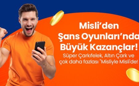 Misli’den Şans Oyunları’nda Büyük Kazançlar! Süper Çarkıfelek, Altın Çark ve çok daha fazlası "Misliyle Misli'de!"
