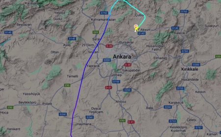 Ankara'dan kalkan özel bir jet düştü. Libya Genelkurmay Başkanı uçaktaydı