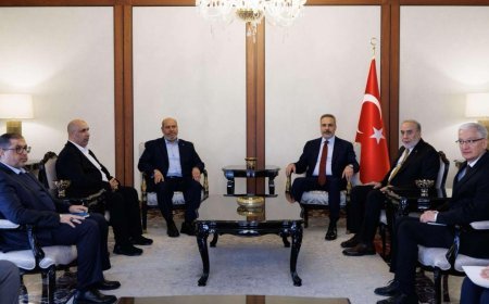 Dışişleri Bakanı Hakan Fidan Ankara'da Hamas heyeti ile görüştü
