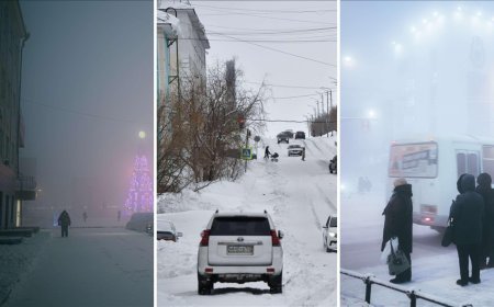 SON DAKİKA HABERLER: Bu kentte araçlar hiç kapatılmıyor! Dünyanın en soğuk şehri: -64 derecede hayat