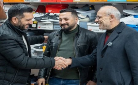 HÜSEYİN BAHAR, KIZILPINAR’DA ESNAF ZİYARETİ GERÇEKLEŞTİRDİ