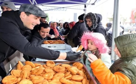 ÇERKEZKÖY BELEDİYESİ’NDEN REGAİP KANDİLİ İKRAMI