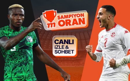 Osimhen, Ndidi ve Onuachu'lu Nijerya, Tunus ile karşılaşıyor! Afrika Uluslar Kupası'nın heyecanı canlı yayın, canlı sohbet, Şampiyon Oranlar ile Misli'de