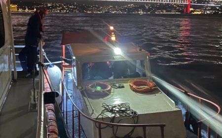 İstanbul Boğazı'nda kurtarma operasyonu