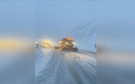 Kar yağışıyla birlikte KGM ekipleri de görev başına geçti