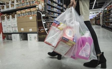 Yeni yılda market poşetinin fiyatı belli oldu
