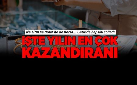 Ne altın ne dolar ne de borsa... Getiride hepsini solladı: İşte bu yılın en çok kazandıranı