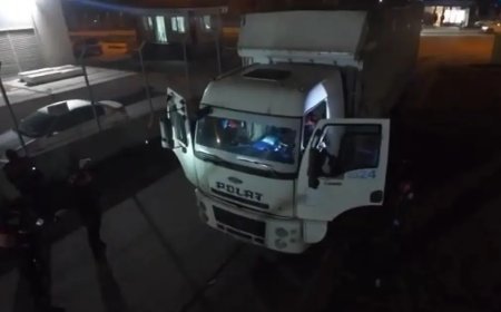 Başkentte tıra uyuşturucu operasyonu