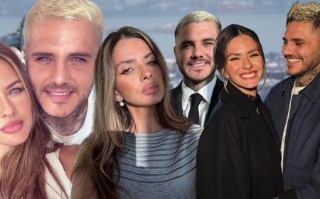 İstanbul'da kar sevinci! Icardi ve sevgilisi çocuklar gibi eğlendi