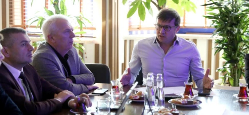 TESKİ GENEL MÜDÜRÜ ŞİŞMANLAR’DAN BAŞKAN AKAY’A ZİYARET