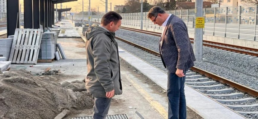 AZBAY HIZLI TREN ÇALIŞMALARINI İNCELEDİ