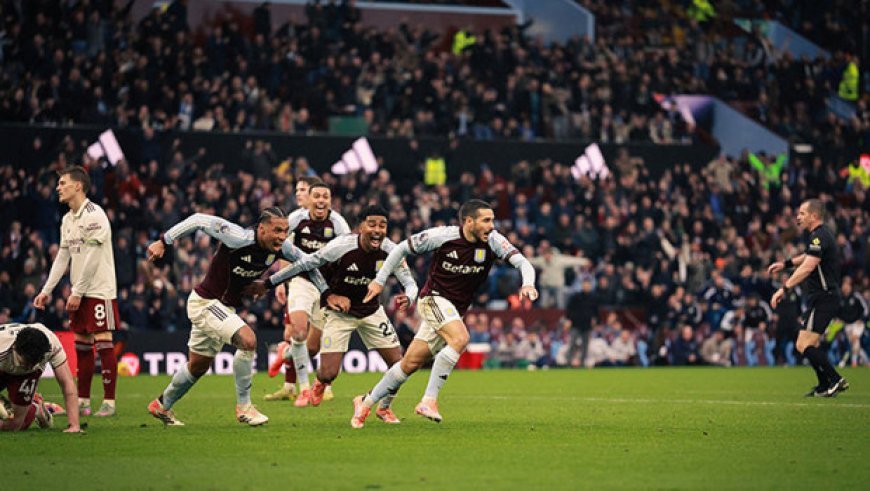 Arsenal, Aston Villa deplasmanında son dakikada mağlup!