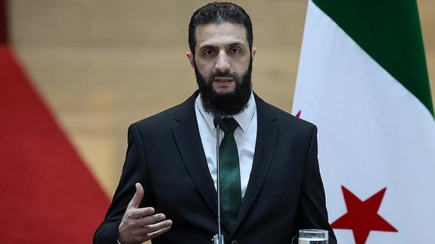 Ahmed Şara, Suriye'nin 4 yıl içinde seçime gideceğini açıkladı