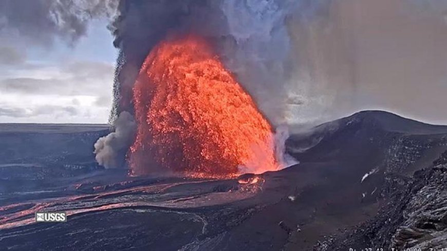 Hawaii'deki Kilauea Yanardağı yeniden lav püskürttü