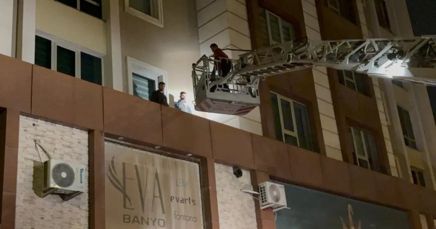 Parmak izi kilidi kaçışı engelledi, çarşafla inmeye çalışırken mahsur kaldılar