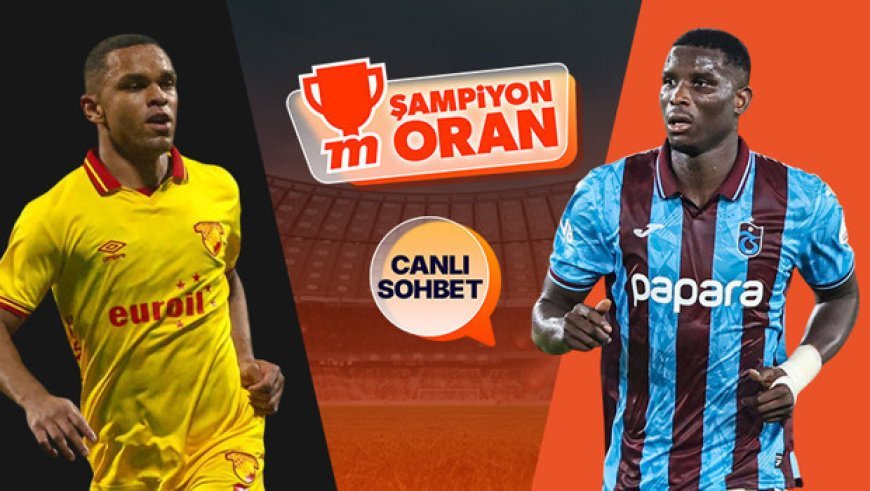 Trabzonspor, Göztepe'ye konuk oluyor! Maçın heyecanı canlı sohbet ve Şampiyon Oranlar ile Misli'de
