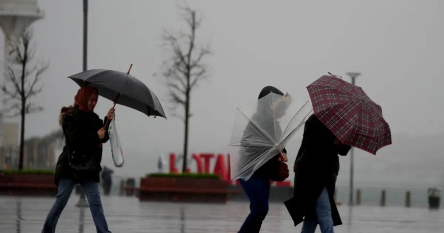 Meteorolojiden kuvvetli sağanak ve fırtına uyarısı
