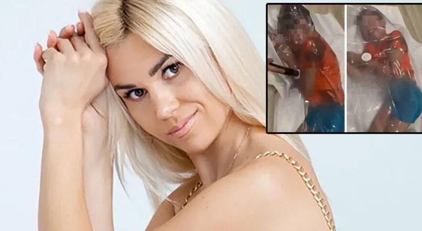 Beğeni uğruna çocuğunu vakumlu torbaya hapsetti! Skandal görüntüleri hesabından paylaştı