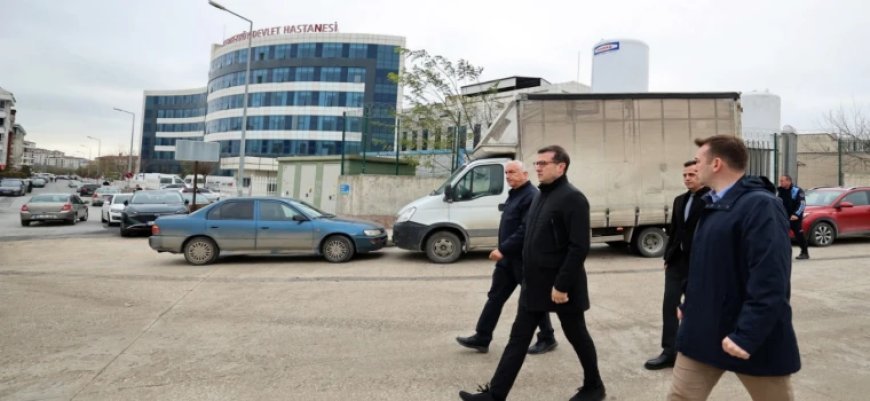 BAŞKAN VAHAP AKAY PARKLANMA SORUNUNU ÇÖZMEK İÇİN YAPILAN ÇALIŞMALARI İNCELEDİ