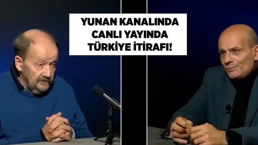 SON DAKİKA HABERLER: Yunan kanalında canlı yayında Türkiye itirafı!