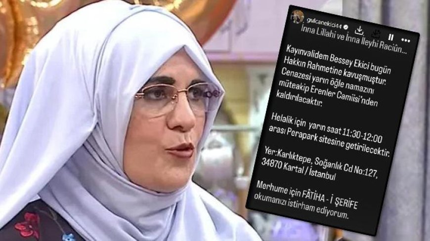 Gelinim Mutfakta'nın fenomen kayınvalidesiydi! Besime Ekici hayatını kaybetti