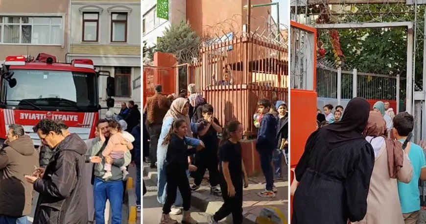 Okulda duman paniği! Öğrenciler tahliye edildi, veliler okula koştu