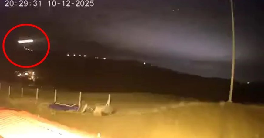 Gökyüzünde heyecan yaratan görüntü