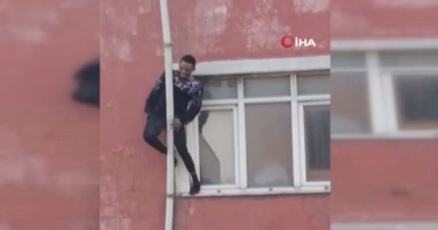 Sultangazi'de yangında can pazarı kamerada