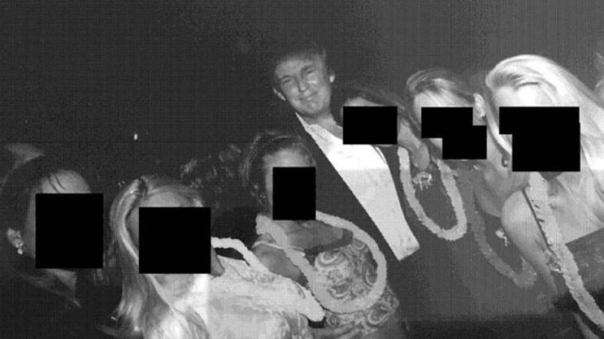 Dünyanın konuştuğu fotoğraflar! Trump, Epstein kurbanları ile yan yana